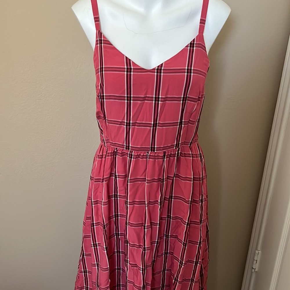 Old Navy pink and black long dress size M - Picture 2 of 5